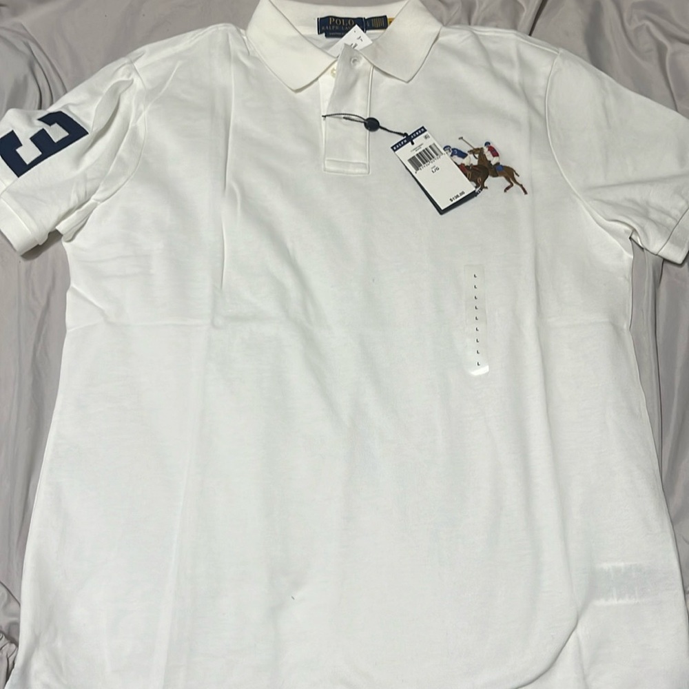 POLO Ralph Lauren white top for MEN in Large